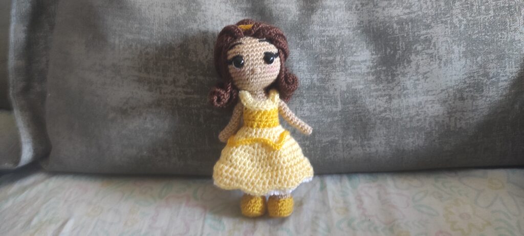 amigurumi princesa disney